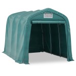 vidaXL Cort de garaj, verde, 2,4 x 3,6 m, PVC