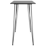 vidaXL Set mobilier de bar, 5 piese, negru și alb vidaXL Set mobilier de bar, 5 piese, negru și alb