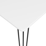 vidaXL Set mobilier de bar, 7 piese, alb și negru vidaXL Set mobilier de bar, 7 piese, alb și negru
