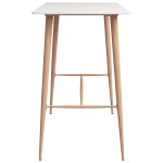 vidaXL Set mobilier de bar, 5 piese, alb vidaXL Set mobilier de bar, 5 piese, alb