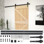 vidaXL Ușă glisantă cu set feronerie, 80 x 210 cm, lemn masiv de pin vidaXL Ușă glisantă cu set feronerie, 80 x 210 cm, lemn masiv de pin