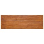 vidaXL Dulap TV montat pe perete, 180 x 30 x 30 cm, lemn masiv de tec