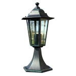 vidaXL Lămpi de grădină, 2 buc., verde închis/negru, aluminiu