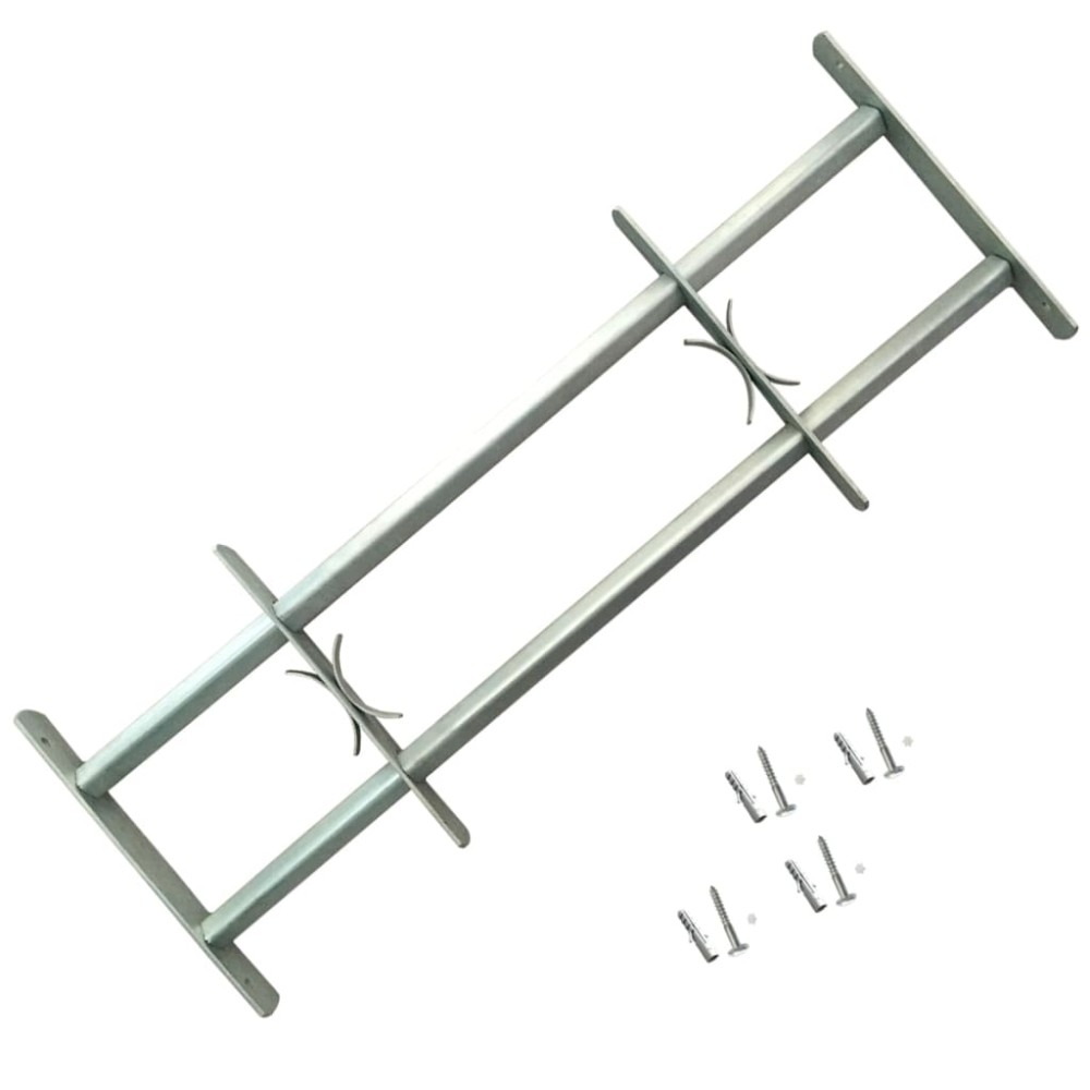 vidaXL Grilaje de siguranță reglabile ferestre, 2 buc., 1000-1500 mm