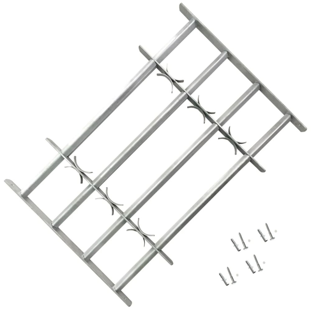 vidaXL Grilaje de siguranță ferestre, ajustabil, 2 buc., 1000-1500 mm