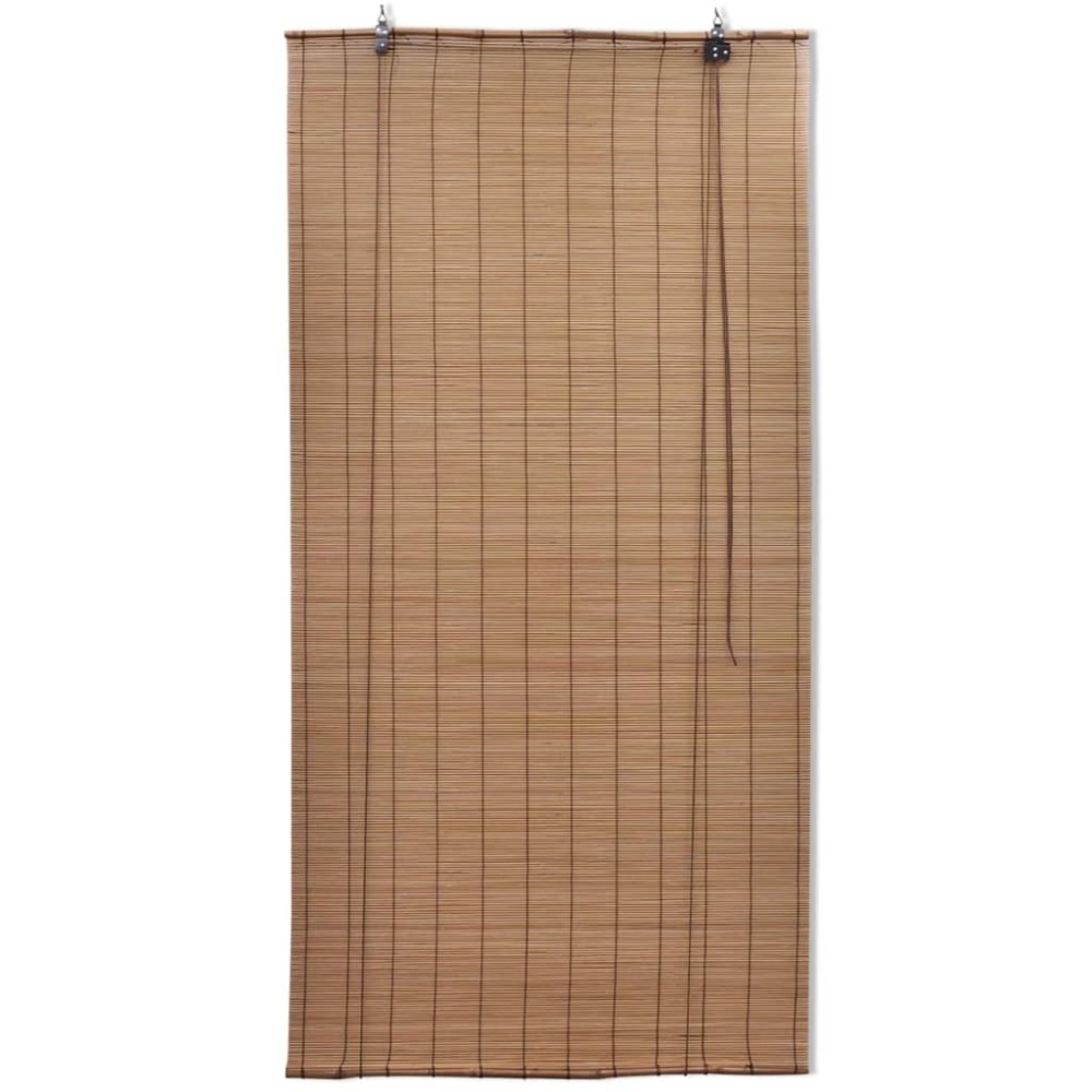 vidaXL Jaluzele din bambus tip rulou, 2 buc., maro, 80 x 160 cm