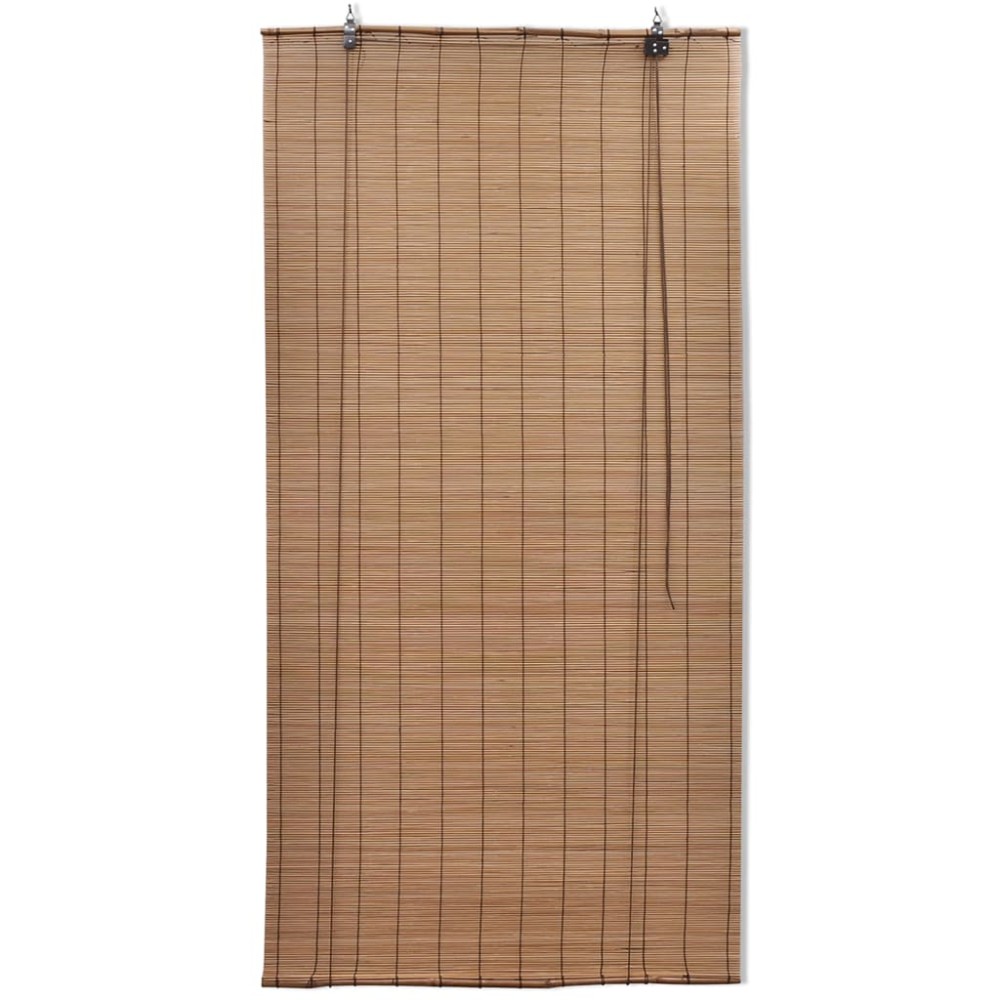 vidaXL Jaluzele din bambus tip rulou, 2 buc., maro, 150 x 220 cm