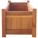 vidaXL Straturi înălțate de grădină, 2 buc, 100x30x25 cm, lemn acacia vidaXL Straturi înălțate de grădină, 2 buc, 100x30x25 cm, lemn acacia