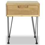 vidaXL Noptiere, 2 buc., 40 x 30 x 50 cm, lemn masiv de pin