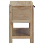 vidaXL Noptiere cu sertare, 2 buc., 40x30x48 cm, lemn masiv de acacia