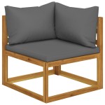 vidaXL Set mobilier grădină cu perne, 9 piese, lemn masiv de acacia vidaXL Set mobilier grădină cu perne, 9 piese, lemn masiv de acacia