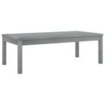 vidaXL Set mobilier grădină cu pernă, 5 piese, gri, lemn masiv acacia