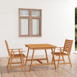 vidaXL Set mobilier grădină, 3 piese, lemn masiv de acacia vidaXL Set mobilier grădină, 3 piese, lemn masiv de acacia