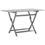 vidaXL Set mobilier de grădină, 5 piese, gri, lemn masiv de acacia vidaXL Set mobilier de grădină, 5 piese, gri, lemn masiv de acacia