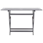 vidaXL Set mobilier de grădină, 5 piese, gri, lemn masiv de acacia vidaXL Set mobilier de grădină, 5 piese, gri, lemn masiv de acacia