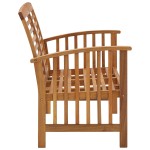 vidaXL Set mobilier de grădină, 3 piese, lemn masiv de acacia vidaXL Set mobilier de grădină, 3 piese, lemn masiv de acacia