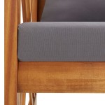 vidaXL Set mobilier grădină cu perne, 5 piese, lemn masiv de acacia