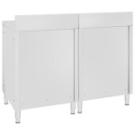 vidaXL Dulap blat de lucru comercial, 120x60x96 cm, oțel inoxidabil vidaXL Dulap blat de lucru comercial, 120x60x96 cm, oțel inoxidabil