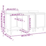 vidaXL Dulap blat de lucru comercial 180x60x96 cm oțel inoxidabil vidaXL Dulap blat de lucru comercial 180x60x96 cm oțel inoxidabil