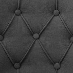 vidaXL Scaune de sufragerie, 4 buc. gri material textil vidaXL Scaune de sufragerie, 4 buc. gri material textil