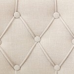 vidaXL Scaune de sufragerie, 4 buc., bej, material textil vidaXL Scaune de sufragerie, 4 buc., bej, material textil