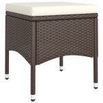 vidaXL Set mobilier de grădină, 5 piese, poliratan