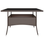 vidaXL Set mobilier de grădină, 9 piese, maro, poliratan vidaXL Set mobilier de grădină, 9 piese, maro, poliratan