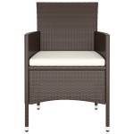 vidaXL Set mobilier de grădină, 9 piese, maro, poliratan vidaXL Set mobilier de grădină, 9 piese, maro, poliratan