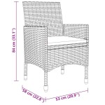 vidaXL Set mobilier grădină, 7 piese, bej, poliratan/sticlă securizată vidaXL Set mobilier grădină, 7 piese, bej, poliratan/sticlă securizată