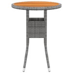 vidaXL Set mobilier de grădină, 3 piese, gri, poliratan vidaXL Set mobilier de grădină, 3 piese, gri, poliratan