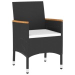 vidaXL Set mobilier de grădină, 3 piese, poliratan vidaXL Set mobilier de grădină, 3 piese, poliratan
