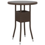 vidaXL Set mobilier de grădină, 5 piese, maro, poliratan vidaXL Set mobilier de grădină, 5 piese, maro, poliratan