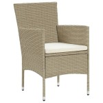 vidaXL Set mobilier de grădină, 5 piese, bej, poliratan vidaXL Set mobilier de grădină, 5 piese, bej, poliratan