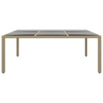 vidaXL Set mobilier de grădină, 11 piese, bej, poliratan vidaXL Set mobilier de grădină, 11 piese, bej, poliratan