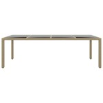 vidaXL Set mobilier de grădină, 11 piese, bej, poliratan vidaXL Set mobilier de grădină, 11 piese, bej, poliratan
