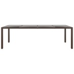vidaXL Set mobilier de grădină, 11 piese, maro, poliratan vidaXL Set mobilier de grădină, 11 piese, maro, poliratan