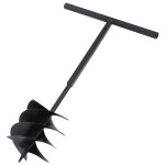vidaXL Burghiu de pământ cu mâner 250 mm, tub extensibil la 4 m, oțel vidaXL Burghiu de pământ cu mâner 250 mm, tub extensibil la 4 m, oțel