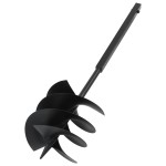 vidaXL Burghiu de pământ cu mâner 250 mm, tub extensibil la 12 m, oțel vidaXL Burghiu de pământ cu mâner 250 mm, tub extensibil la 12 m, oțel