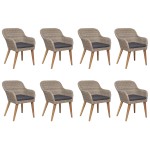 vidaXL Set mobilier de grădină, 9 piese, poliratan vidaXL Set mobilier de grădină, 9 piese, poliratan