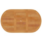 vidaXL Set mobilier grădină, 7 piese, lemn masiv de tec vidaXL Set mobilier grădină, 7 piese, lemn masiv de tec