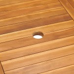 vidaXL Set mobilier de grădină, 5 piese, lemn masiv de tec vidaXL Set mobilier de grădină, 5 piese, lemn masiv de tec