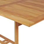 vidaXL Set mobilier de grădină, 9 piese, lemn masiv de tec vidaXL Set mobilier de grădină, 9 piese, lemn masiv de tec