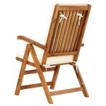 vidaXL Set mobilier de grădină cu perne, 9 piese, lemn masiv tec