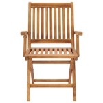 vidaXL Set mobilier de grădină, 9 piese, lemn masiv de tec vidaXL Set mobilier de grădină, 9 piese, lemn masiv de tec