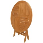 vidaXL Set mobilier de grădină, 5 piese, lemn masiv de tec vidaXL Set mobilier de grădină, 5 piese, lemn masiv de tec