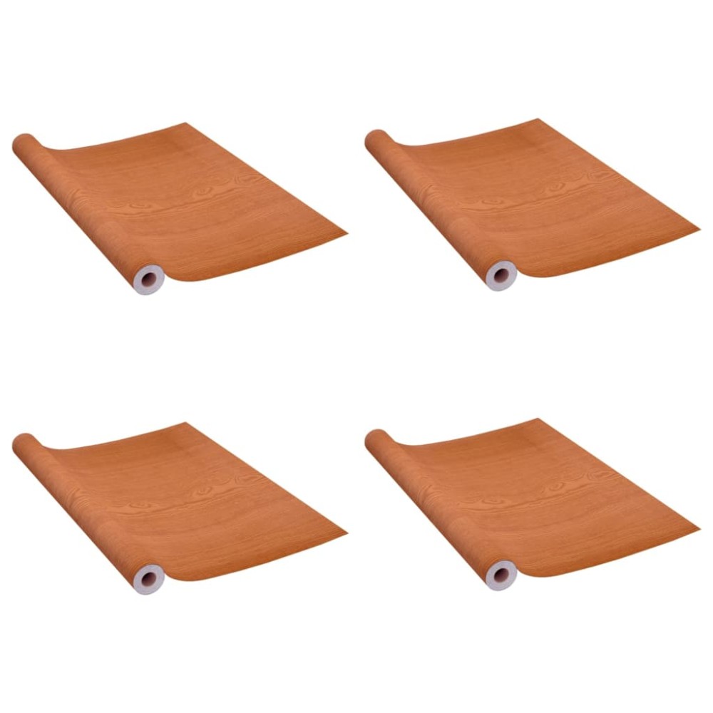 vidaXL Folii de ușă autoadezive, 4 buc. stejar deschis, 210x90 cm, PVC