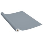 vidaXL Folii de mobilier autoadezive, 2 buc., gri, 500 x 90 cm, PVC vidaXL Folii de mobilier autoadezive, 2 buc., gri, 500 x 90 cm, PVC