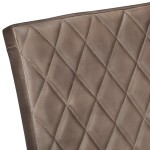 vidaXL Scaune de bucătărie tip consolă, 6 buc., maro, piele naturală vidaXL Scaune de bucătărie tip consolă, 6 buc., maro, piele naturală