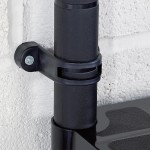 vidaXL Raft de depozitare cu 4 polițe, negru, 122x30,5x130 cm, plastic vidaXL Raft de depozitare cu 4 polițe, negru, 122x30,5x130 cm, plastic