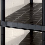 vidaXL Raft de depozitare 5 niveluri negru 274,5x45,7x185 cm, plastic vidaXL Raft de depozitare 5 niveluri negru 274,5x45,7x185 cm, plastic